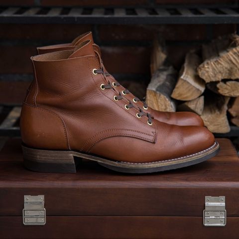 Jack & White Brothers Letterman ZERO in Badalassi Carlo Cognac Minerva