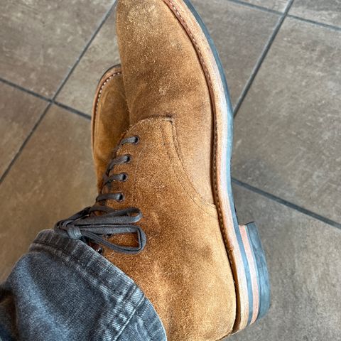 White's Main Street in Tan Suede
