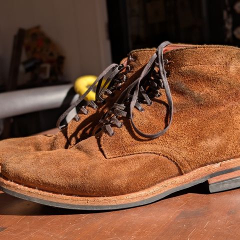 White's Main Street in Tan Suede
