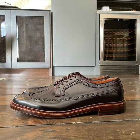 Alden Long Wing Blucher in Horween Color 8 Shell Cordovan