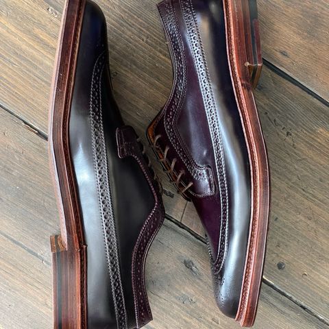 Alden Long Wing Blucher in Horween Color 8 Shell Cordovan