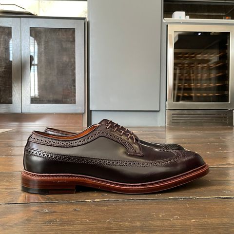 Alden Long Wing Blucher in Horween Color 8 Shell Cordovan
