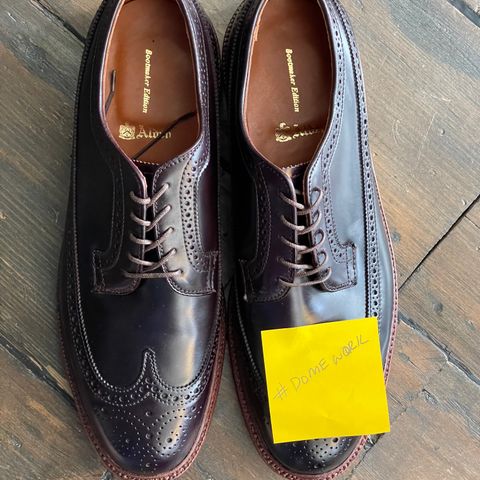 Alden Long Wing Blucher in Horween Color 8 Shell Cordovan