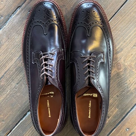Alden Long Wing Blucher in Horween Color 8 Shell Cordovan