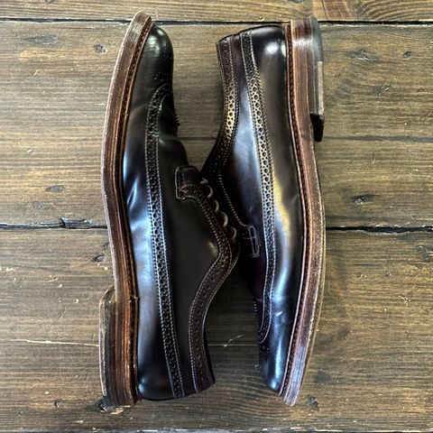 Alden Long Wing Blucher in Horween Color 8 Shell Cordovan
