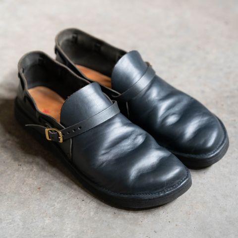 Aurora Shoe Co. Middle English in Horween Navy Chromexcel