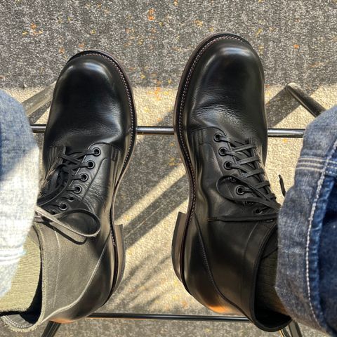 Search result thumbnail of Viberg Service Boot in Horween Black Wooly Chromexcel