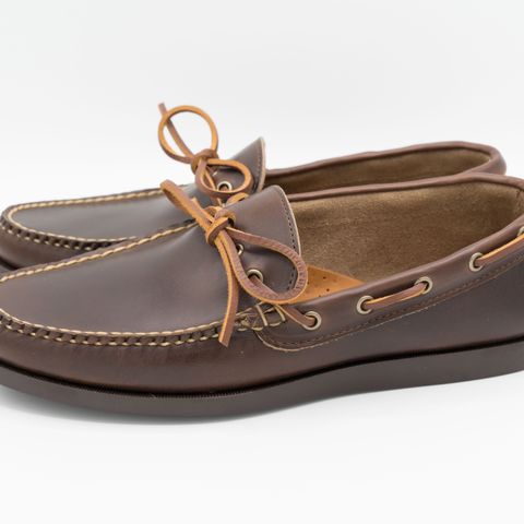 View photo of Rancourt & Co. Gilman Camp Moc in Horween Carolina Brown Chromexcel