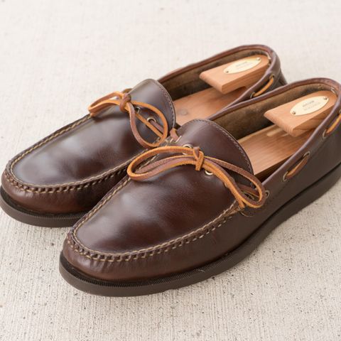 View photo of Rancourt & Co. Gilman Camp Moc in Horween Carolina Brown Chromexcel