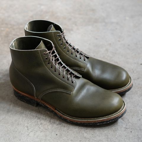Viberg N1 Boot in Horween Olive Chromepak