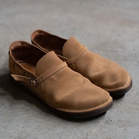 Aurora Shoe Co. Middle English in Horween Natural Chromexcel Roughout