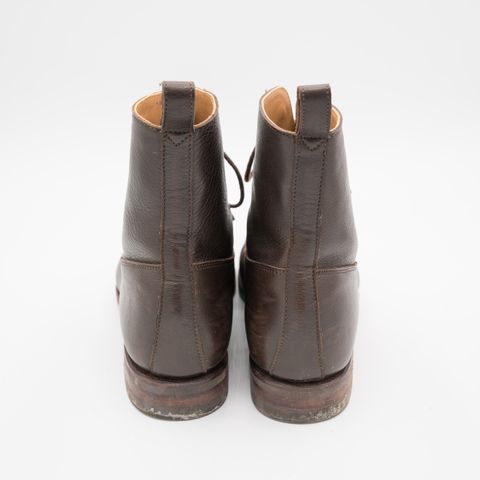 Meermin Balmoral Boot in D’Annonay Dark Brown Softcalf