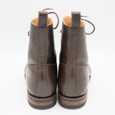 View photo of Meermin Balmoral Boot in D’Annonay Dark Brown Softcalf