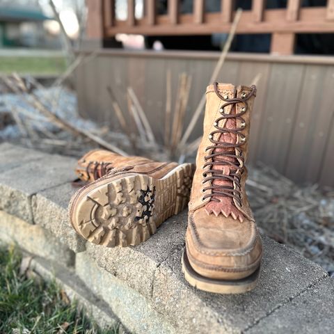 View photo of Russell Moccasin Co. South 40 Birdshooter in Pecos Gaucho Chamois