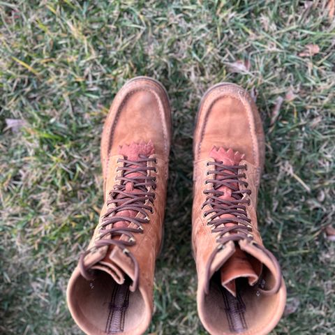 View photo of Russell Moccasin Co. South 40 Birdshooter in Pecos Gaucho Chamois