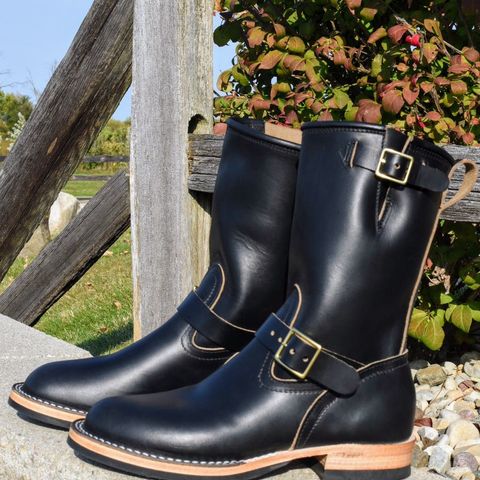 Nicks StationMaster in Horween Black Chromexcel