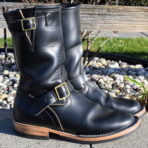 Nicks StationMaster in Horween Black Chromexcel