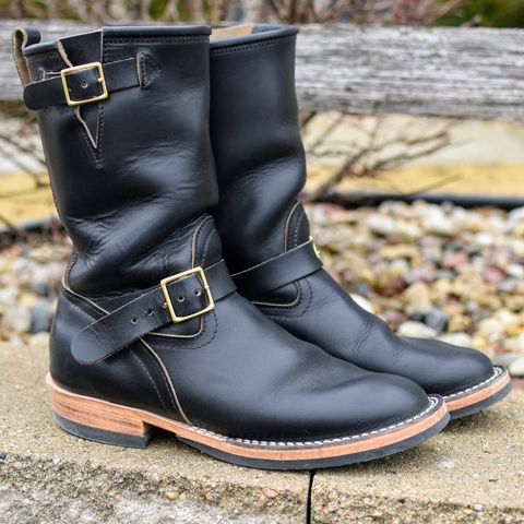 Nicks StationMaster in Horween Black Chromexcel