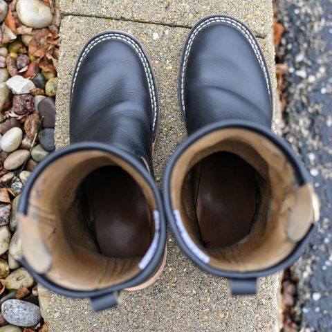 Nicks StationMaster in Horween Black Chromexcel