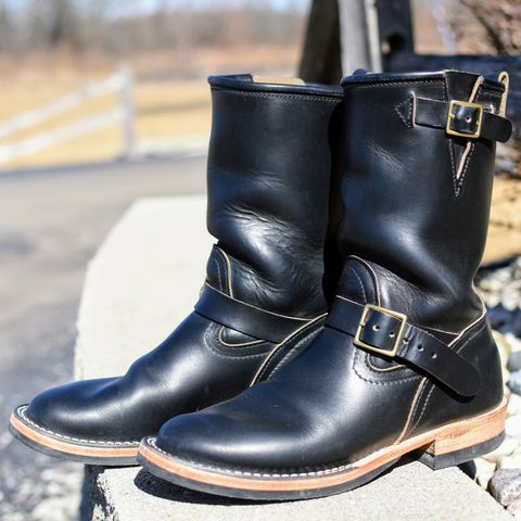 Nicks StationMaster in Horween Black Chromexcel