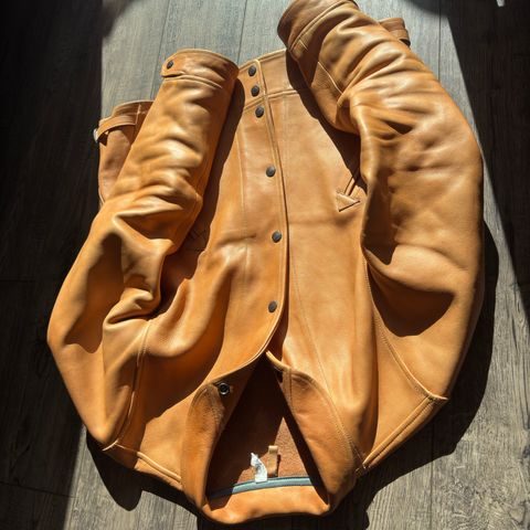 Search result thumbnail of Mister Freedom Campus Stud Jacket in Natural Veg Tan Cowhide