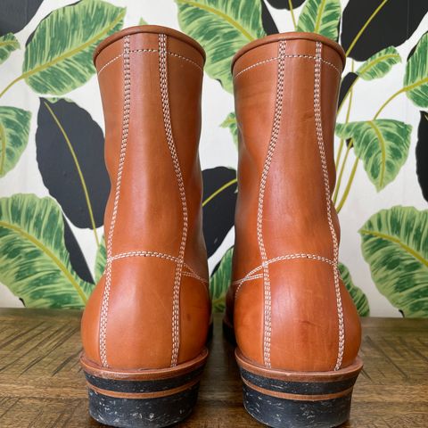 Flame Panda Monkey Boot in Maryam Natural Horsebutt