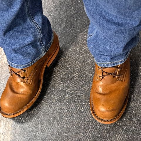 View photo of Frank's Boots Wilshire in Seidel Sesame Double Shot