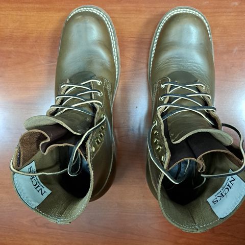 Nicks Prospector in Horween Olive Chromexcel