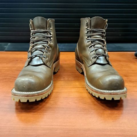 View photo of Nicks Prospector in Horween Olive Chromexcel