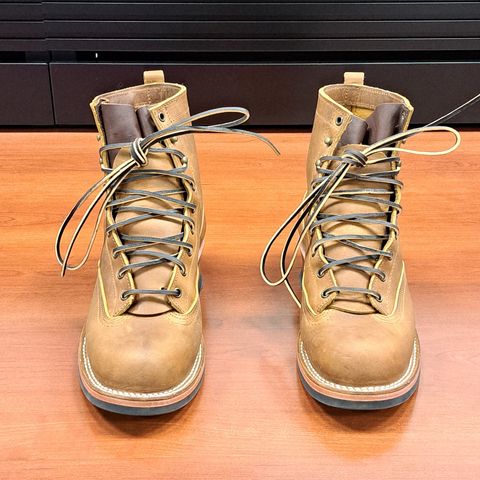 Nicks Lace To Toe in Horween Orange Predator