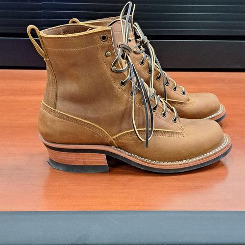 Nicks Lace To Toe in Horween Orange Predator