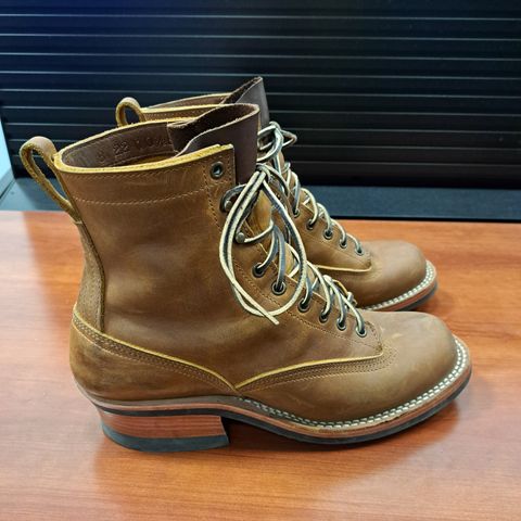 Nicks Lace To Toe in Horween Orange Predator