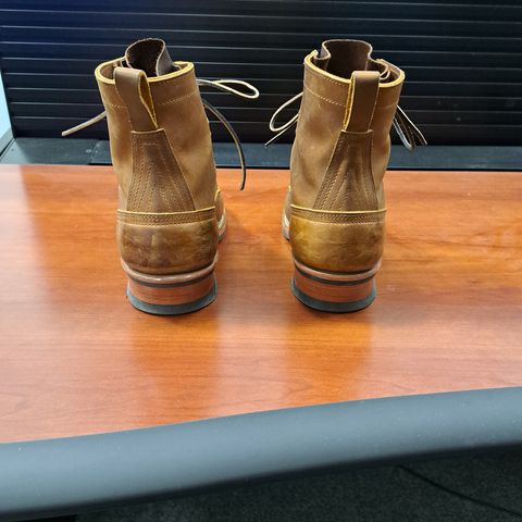Nicks Lace To Toe in Horween Orange Predator