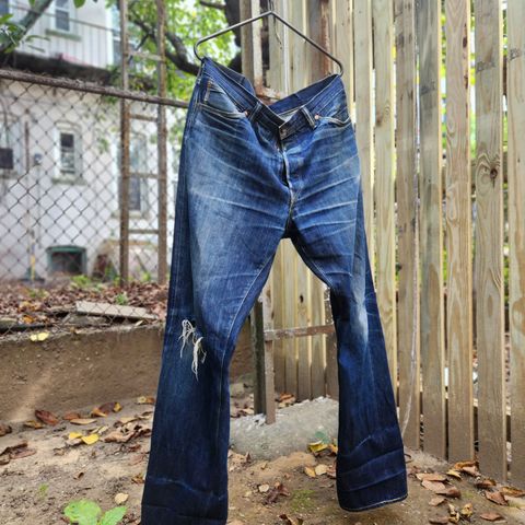 View photo of Roy R01 "Indigo Lovers" in 13.5 oz Blackseed Cone Mills Selvedge Denim