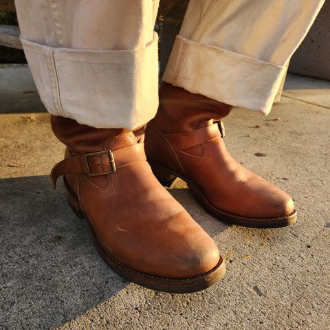 View photo of Wesco 1939 Engineer Boot in Seidel British Tan Domain