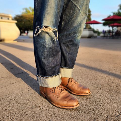 View photo of White's Otto Derby in Horween Natural Chromexcel