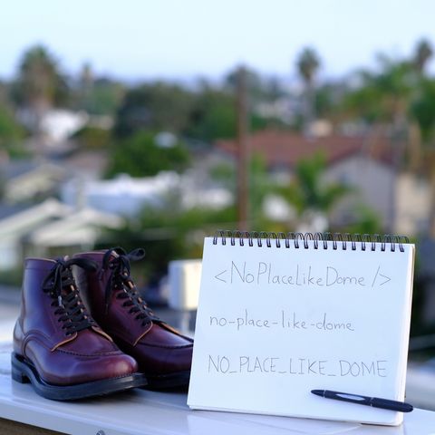 Role Club Townsman Lace Boots in Horween Color 8 Shell Cordovan