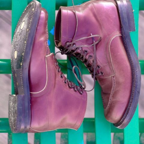 Role Club Townsman Lace Boots in Horween Color 8 Shell Cordovan