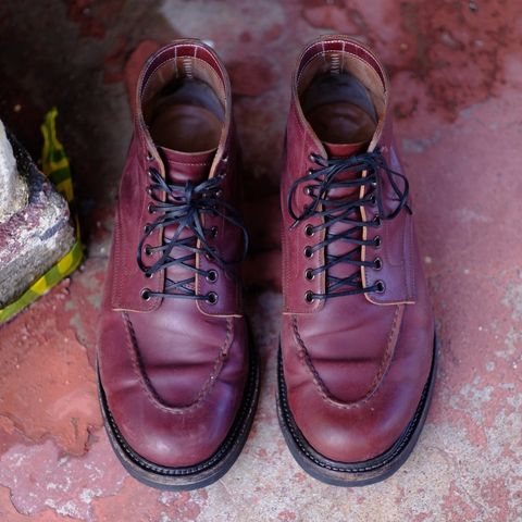 Role Club Townsman Lace Boots in Horween Color 8 Shell Cordovan
