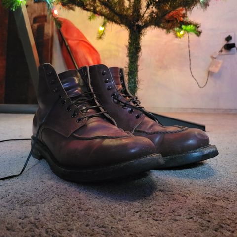 Role Club Townsman Lace Boots in Horween Color 8 Shell Cordovan