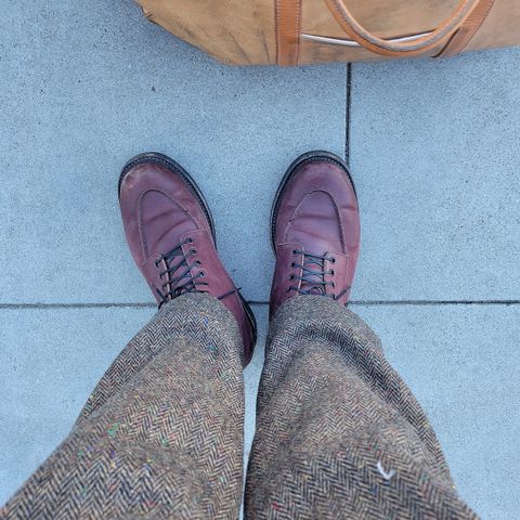 Role Club Townsman Lace Boots in Horween Color 8 Shell Cordovan