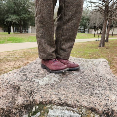 Role Club Townsman Lace Boots in Horween Color 8 Shell Cordovan