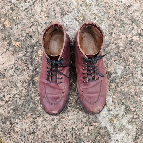 Role Club Townsman Lace Boots in Horween Color 8 Shell Cordovan