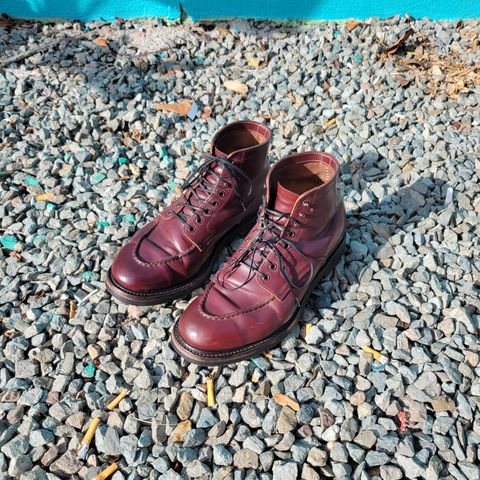 Role Club Townsman Lace Boots in Horween Color 8 Shell Cordovan
