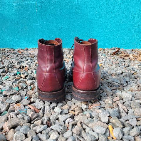 Role Club Townsman Lace Boots in Horween Color 8 Shell Cordovan