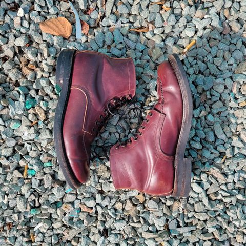 Role Club Townsman Lace Boots in Horween Color 8 Shell Cordovan