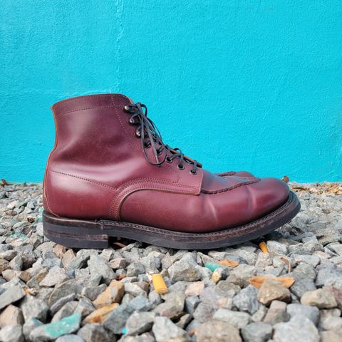 Role Club Townsman Lace Boots in Horween Color 8 Shell Cordovan