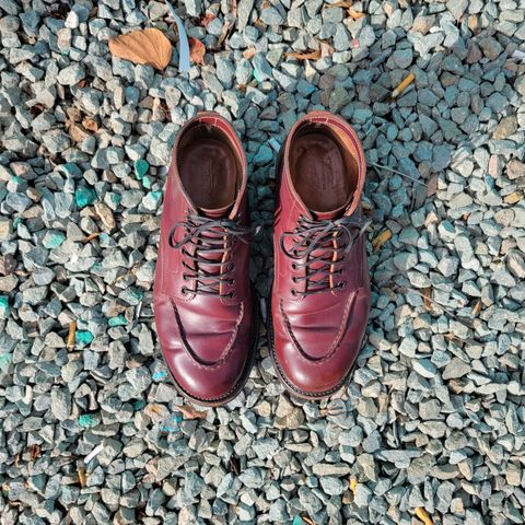 Role Club Townsman Lace Boots in Horween Color 8 Shell Cordovan