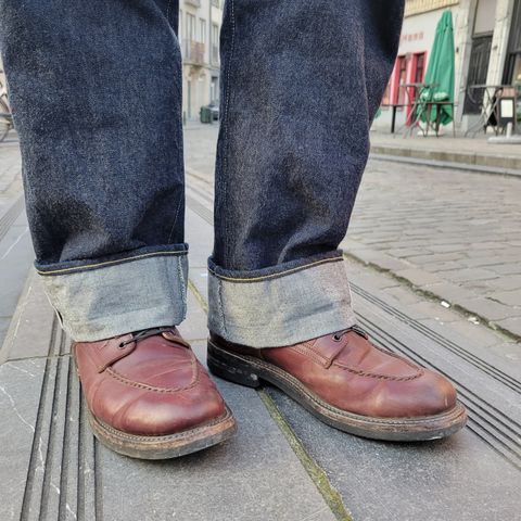 Role Club Townsman Lace Boots in Horween Color 8 Shell Cordovan