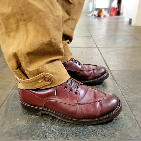 View photo of Role Club Townsman Lace Boots in Horween Color 8 Shell Cordovan